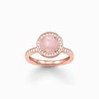Solitaire ring light of Luna pink from the  collection in the THOMAS SABO online store