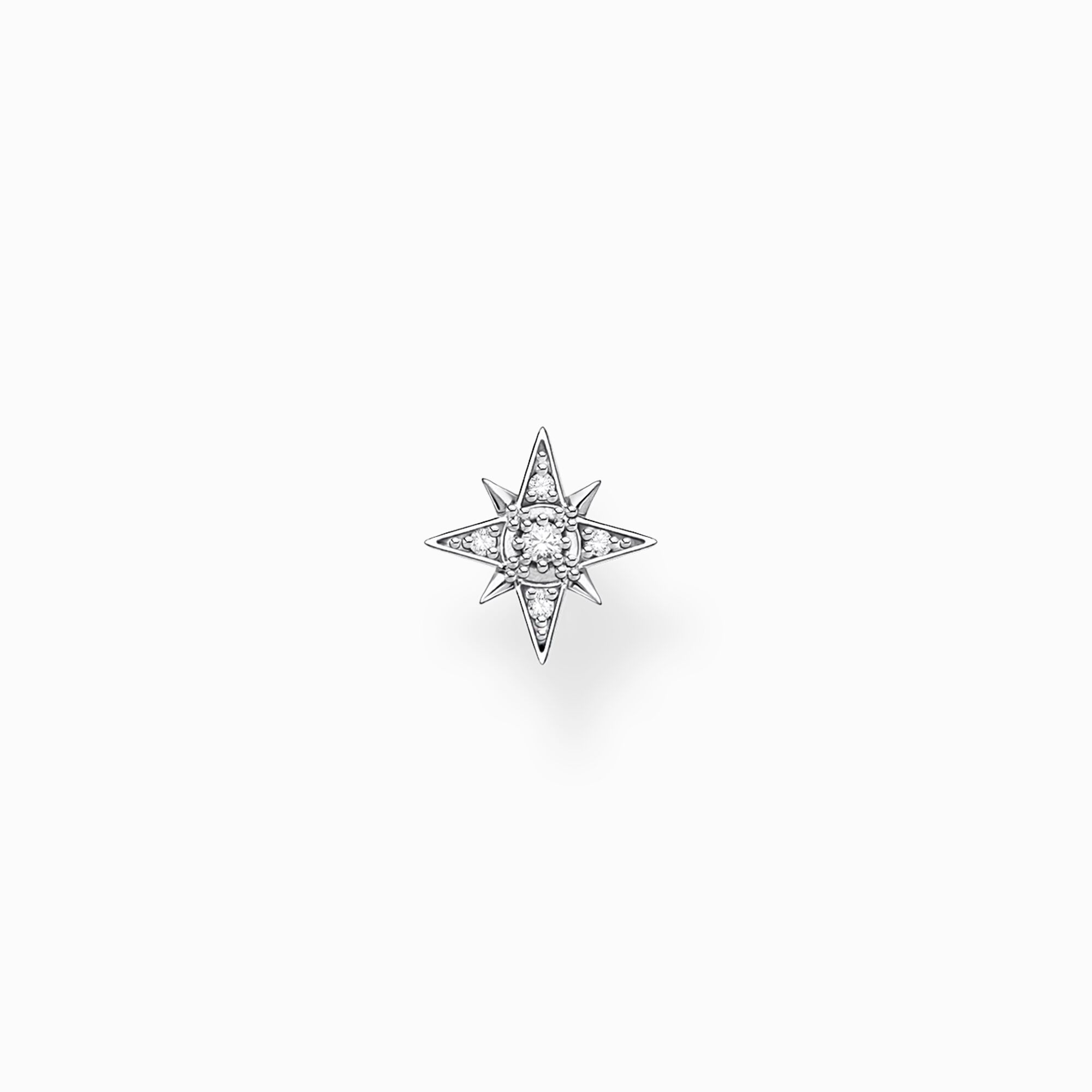 Single ear stud star silver from the Charming Collection collection in the THOMAS SABO online store