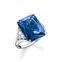 Ring blue stone silver from the  collection in the THOMAS SABO online store