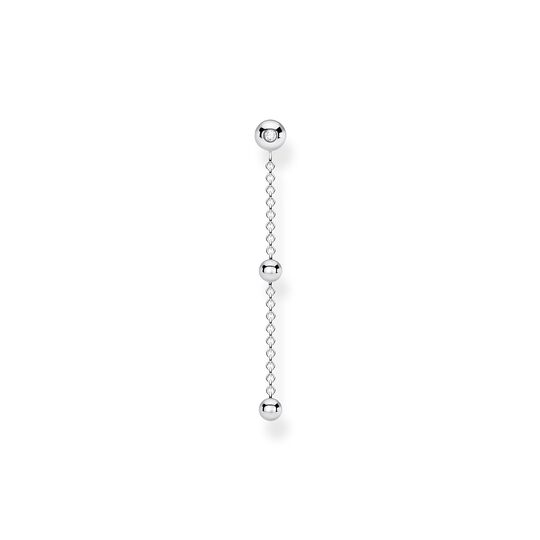 Boucle d&#39;oreille unique perles avec pierres blanches argent de la collection Charming Collection dans la boutique en ligne de THOMAS SABO