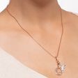 Charm pendant tree of life rose gold from the Charm Club collection in the THOMAS SABO online store