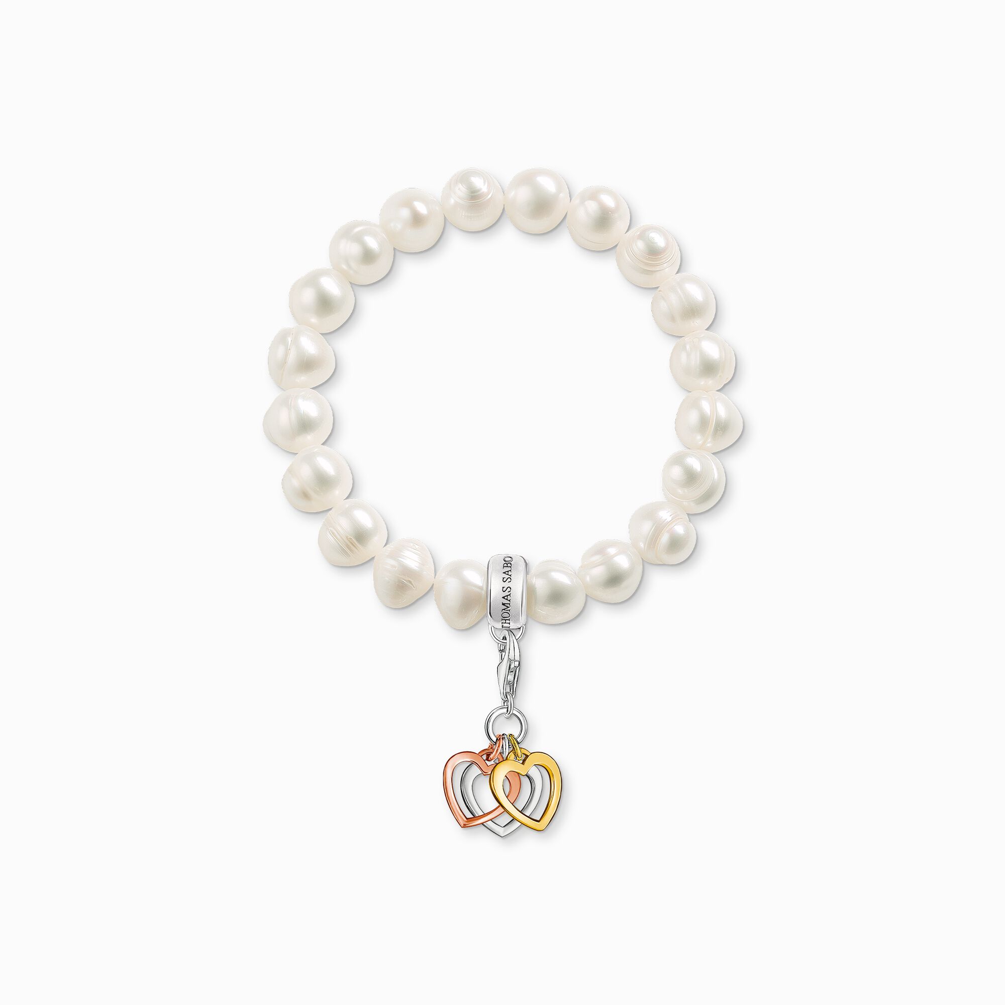 Charm bracelet hearts from the Charm Club collection in the THOMAS SABO online store