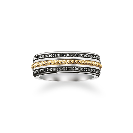 band ring black diamond from the  collection in the THOMAS SABO online store