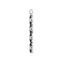 Pendant cross black stones, large from the  collection in the THOMAS SABO online store