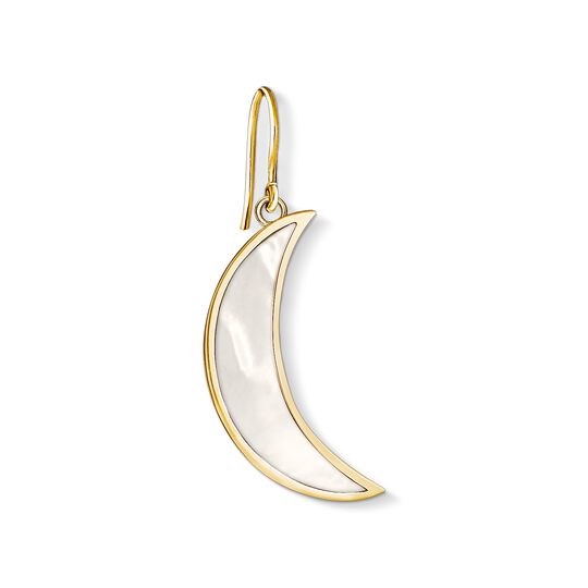 Earring mother of pearl moon from the Charm Club collection in the THOMAS SABO online store