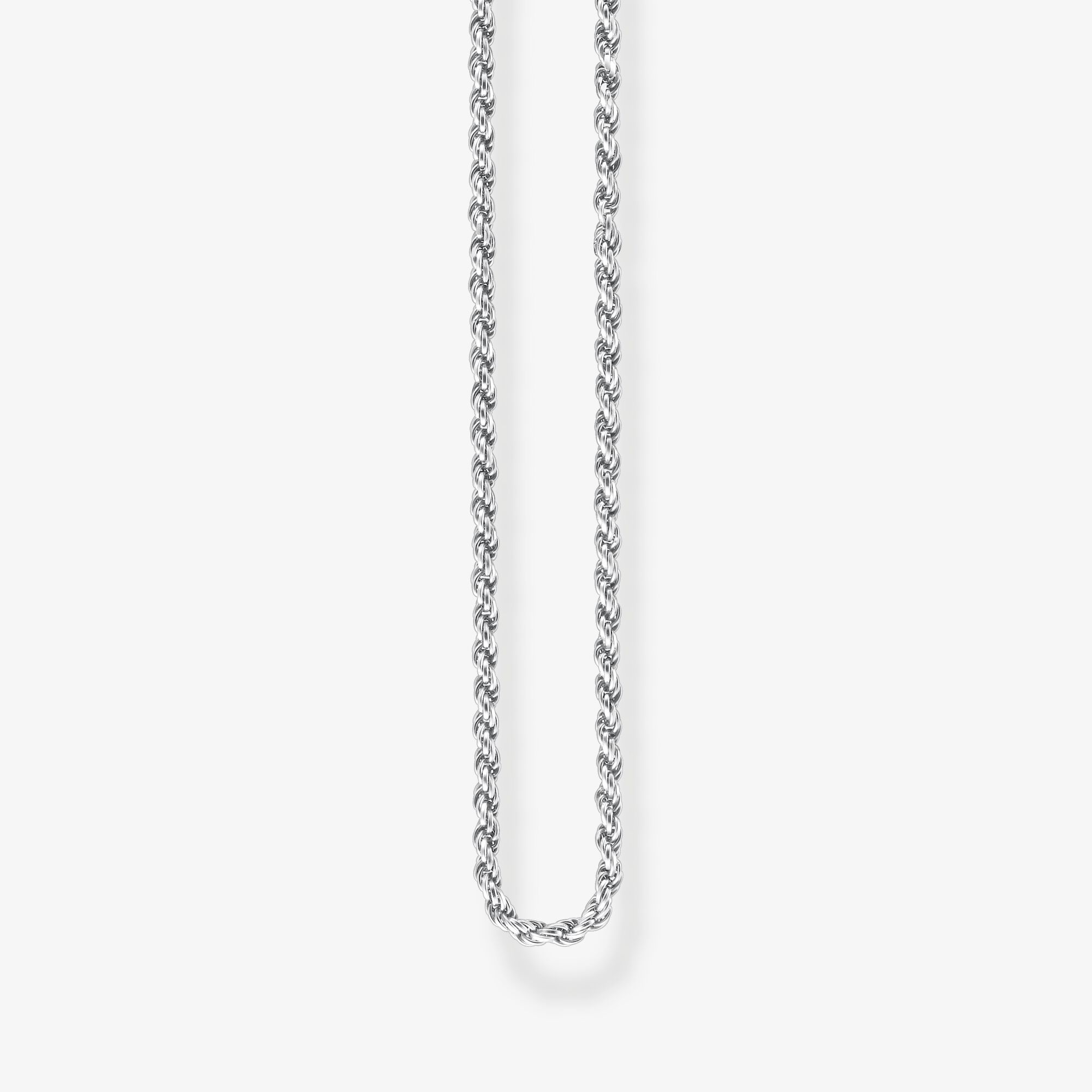 THOMAS SABO Chaîne torsadée Épaisseur 1,00 mm (0,04 Inch), Argent sterling, Taille: 60 cm, Unisex