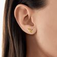 Ear studs flower gold from the  collection in the THOMAS SABO online store