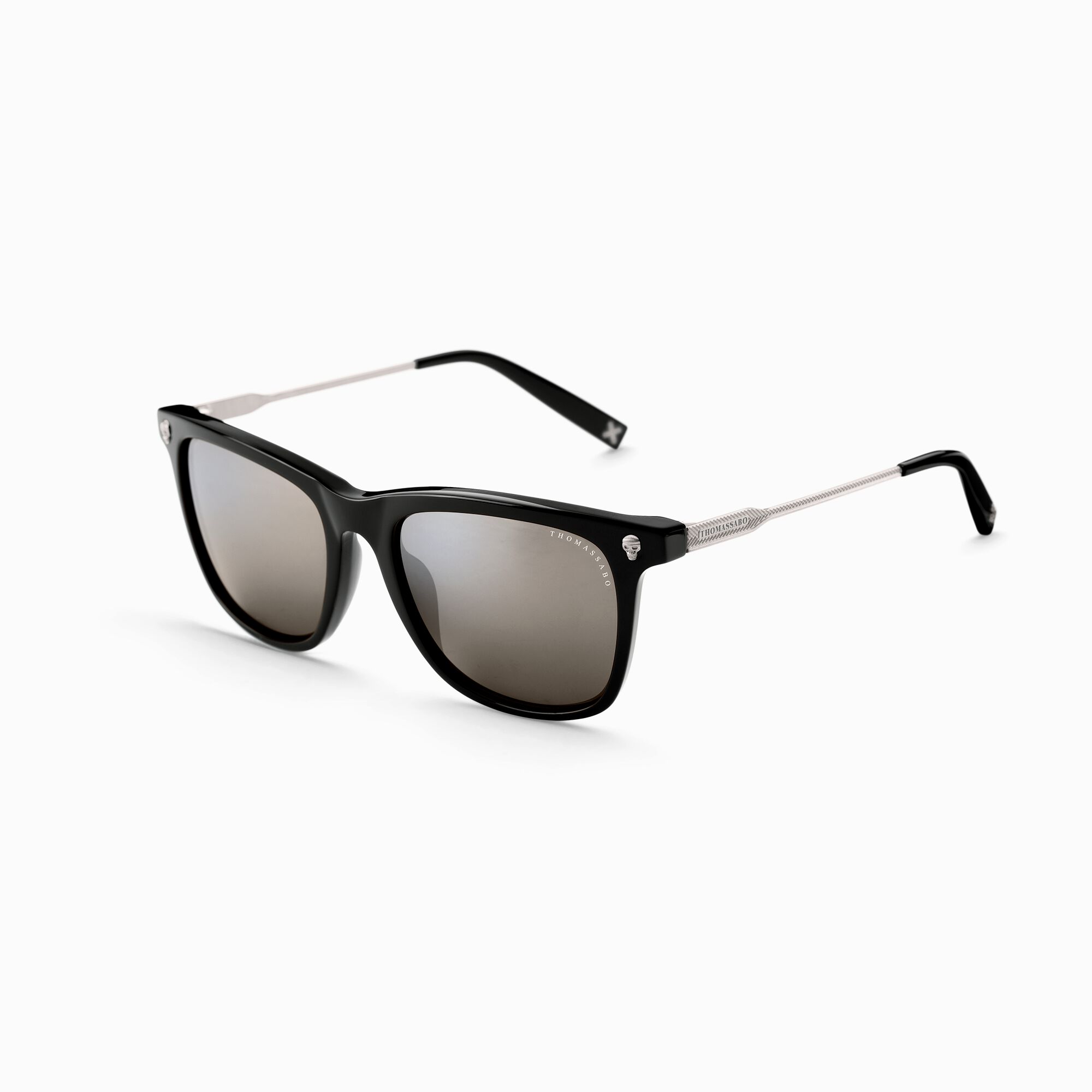 Sunglasses Marlon square skull mirrored | THOMAS SABO