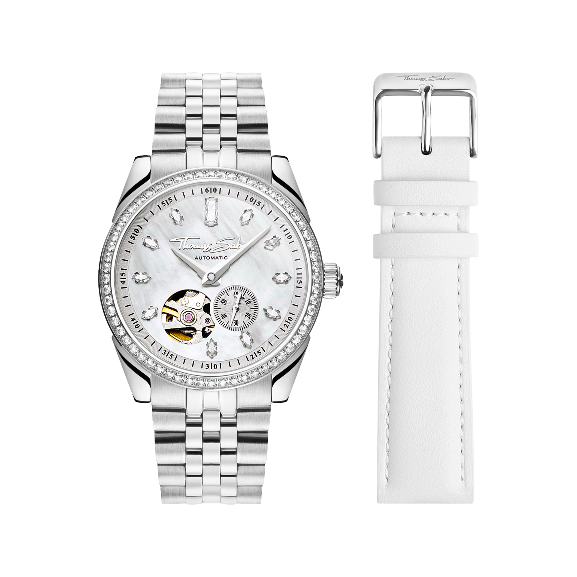 Thomas Sabo 36mm Automatic Watch with Mother-of-Pearl Dial