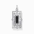 Silver pendant with a snake, black cold enamel and various stones from the  collection in the THOMAS SABO online store