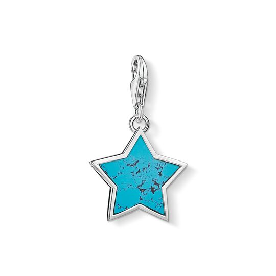 Charm pendant Turquoise star from the Charm Club collection in the THOMAS SABO online store