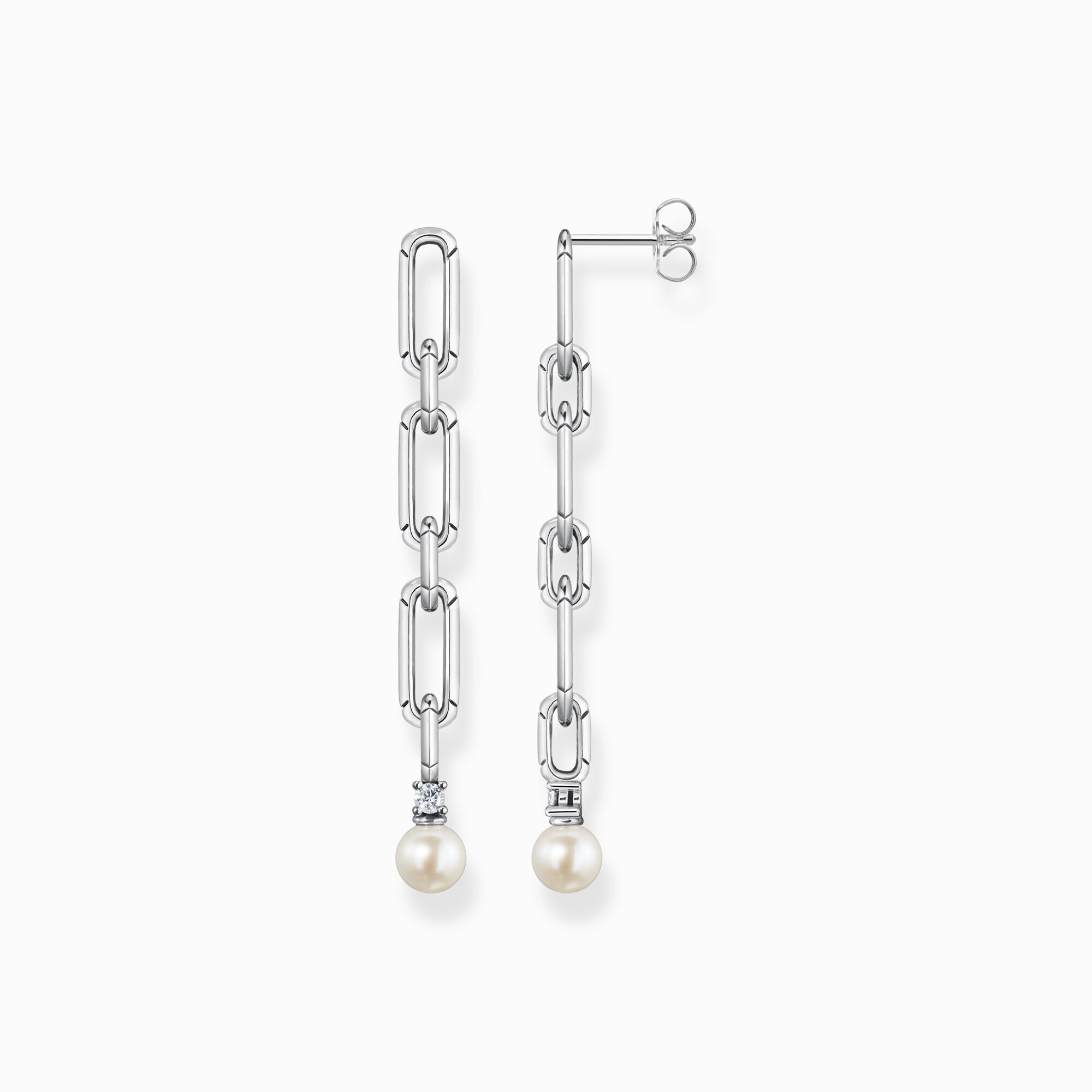 Earring links with pearl silver from the  collection in the THOMAS SABO online store