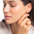 Ring mit orangenem Stein vergoldet aus der  Kollektion im Online Shop von THOMAS SABO