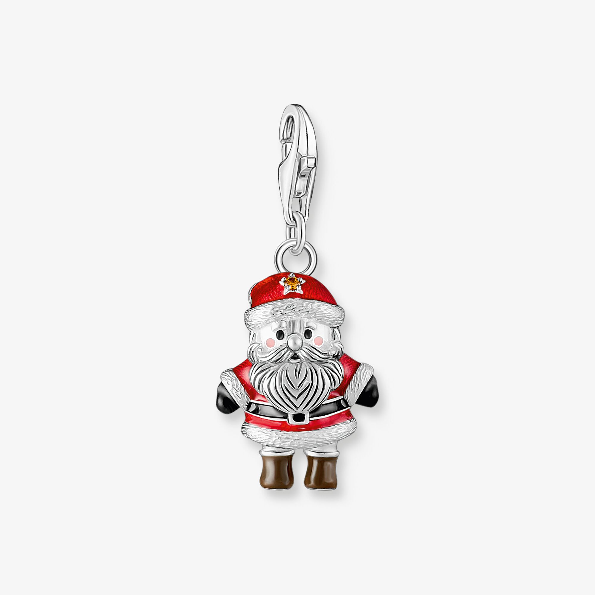 THOMAS SABO Charm-Anhänger Santa Claus Silber, Sterlingsilber, Größe: one size, Damen