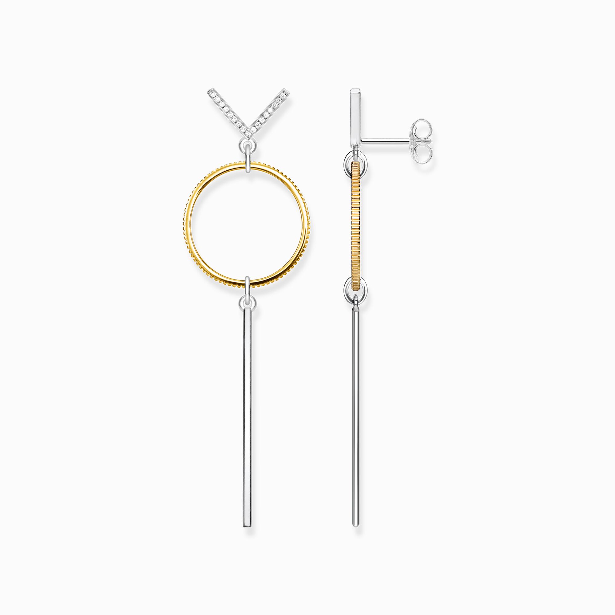 Ear studs circle from the  collection in the THOMAS SABO online store