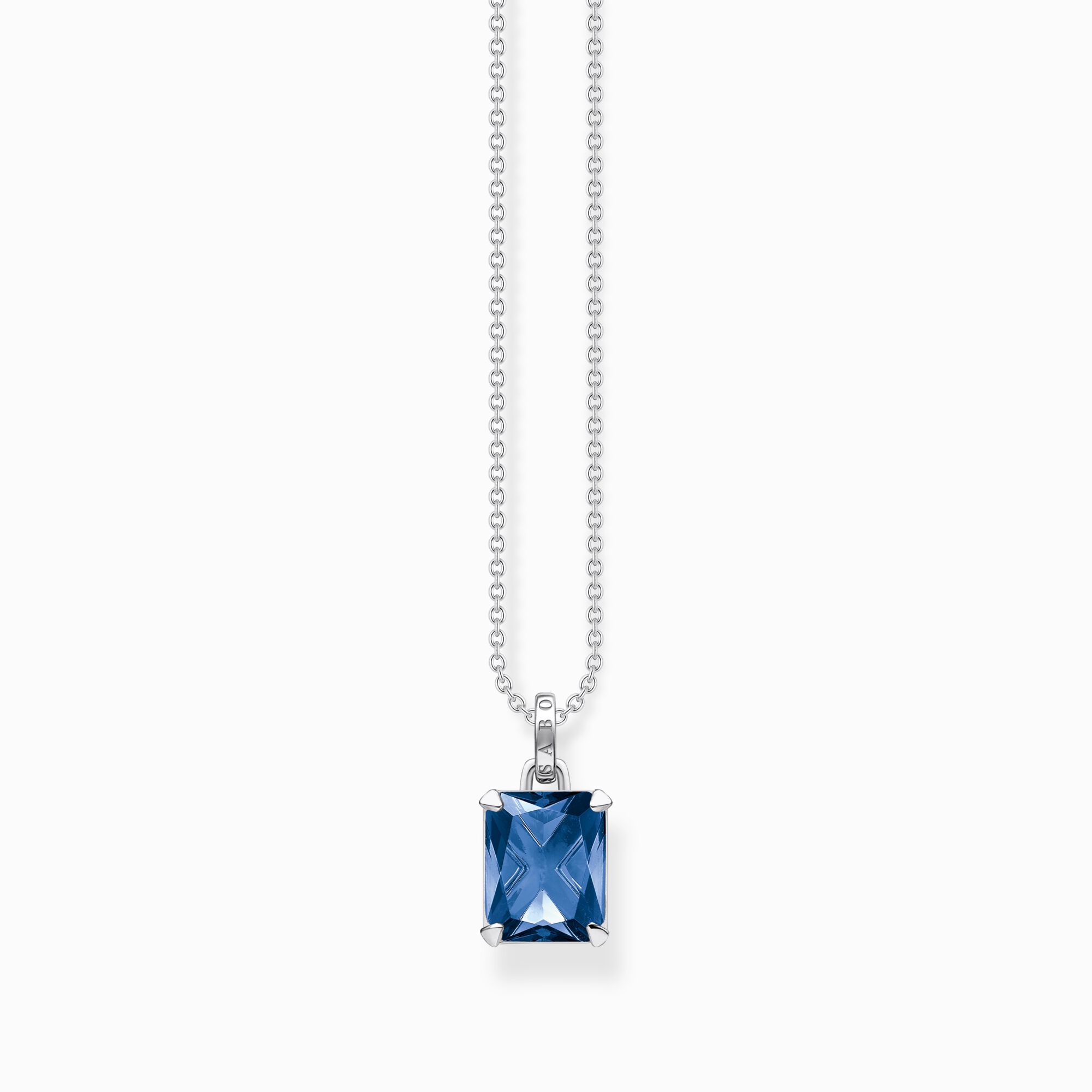 Kette mit blauem Stein Silber aus der  Kollektion im Online Shop von THOMAS SABO