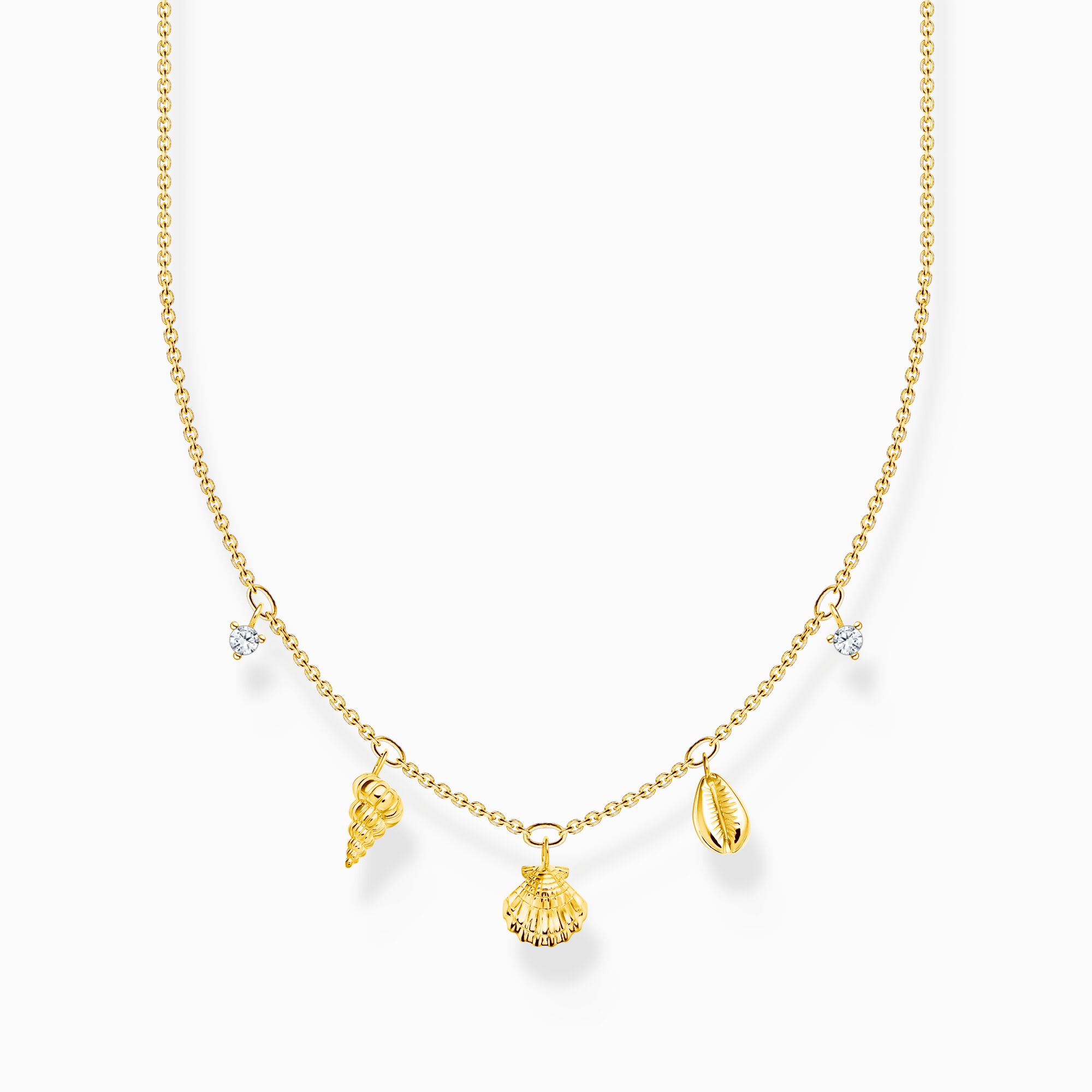 Halsband med sn&auml;ckor guld ur kollektionen Charming Collection i THOMAS SABO:s onlineshop