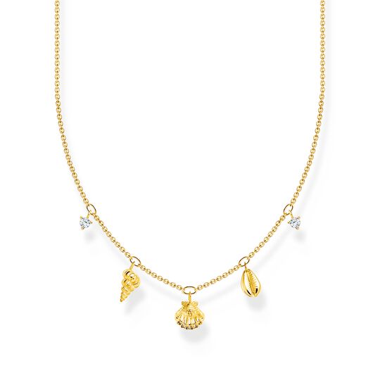 Necklace with shells gold from the Charming Collection collection in the THOMAS SABO online store
