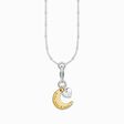 Charm necklace moon and heart I love you to the moon and back from the Charm Club collection in the THOMAS SABO online store