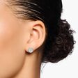 Clous d&#39;oreilles cercle avec pierres blanches argent de la collection  dans la boutique en ligne de THOMAS SABO
