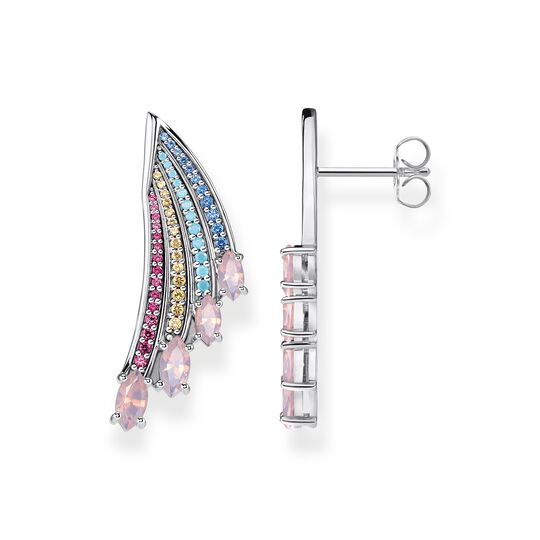 Earrings bright silver-coloured hummingbird wing from the  collection in the THOMAS SABO online store