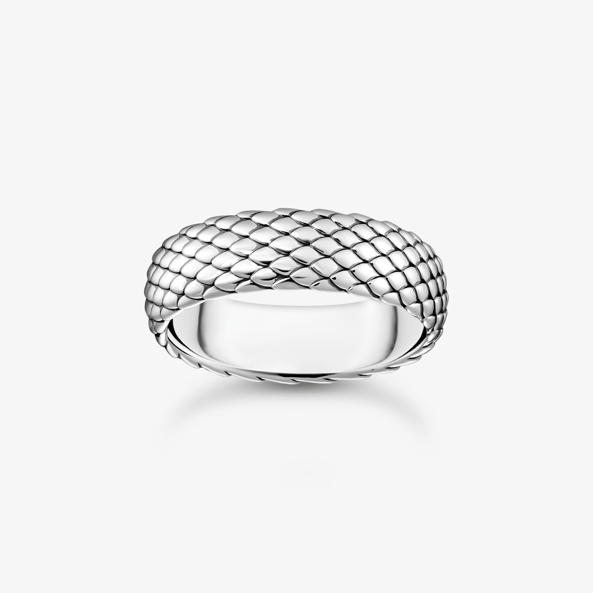 THOMAS SABO Ring orm silver, 925 sterlingsilver, svärtat, Storlek: 58, Unisex