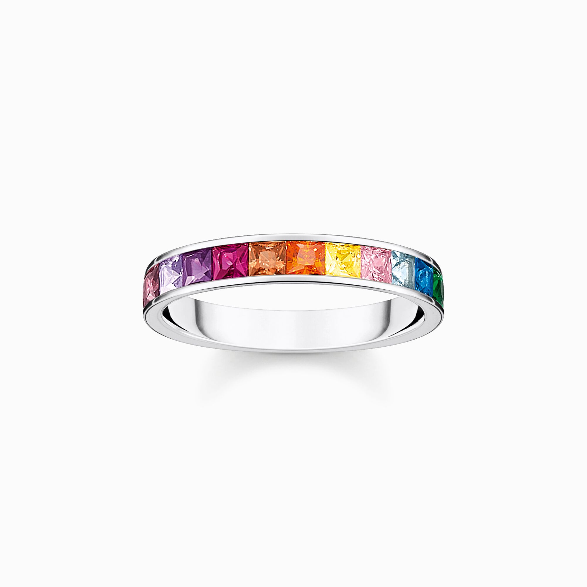 Ring colourful stones silver from the  collection in the THOMAS SABO online store
