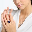 Ring mit blauen und wei&szlig;en Steinen Silber aus der  Kollektion im Online Shop von THOMAS SABO