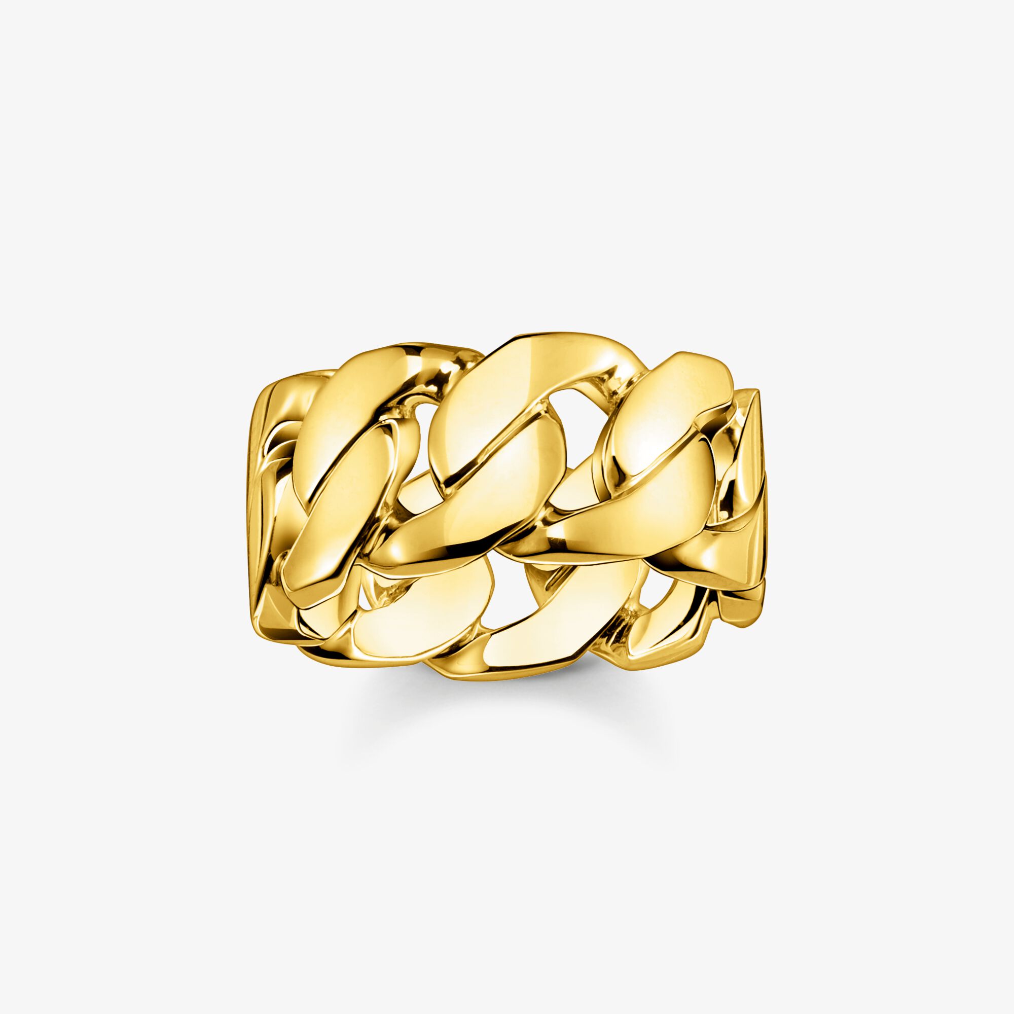 THOMAS SABO Bague liens or, Argent sterling doré or jaune, Taille: 66, Unisex