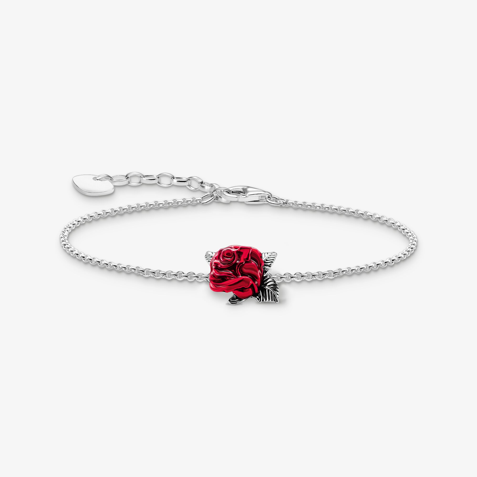 THOMAS SABO Bracelets Roses Romance en argent, Argent sterling, Taille: 19 cm, femme