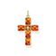 Pendant cross orange stones from the  collection in the THOMAS SABO online store