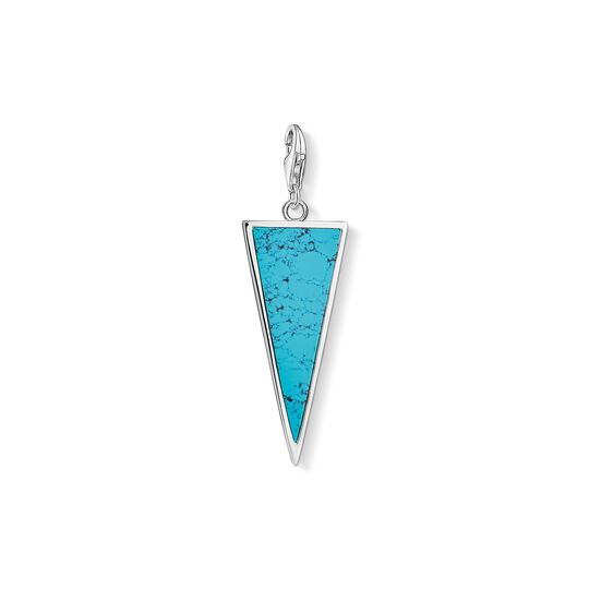 Charm pendant triangle turquoise from the Charm Club collection in the THOMAS SABO online store