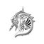 Pendant royalty unicorn silver from the  collection in the THOMAS SABO online store