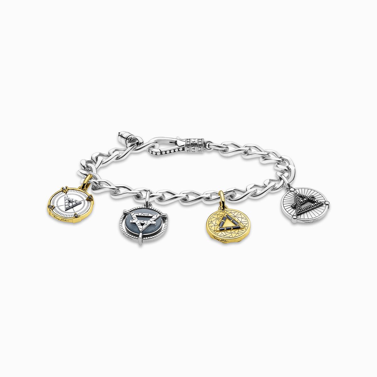 Bracelet for men in silver with coins | THOMAS SABO