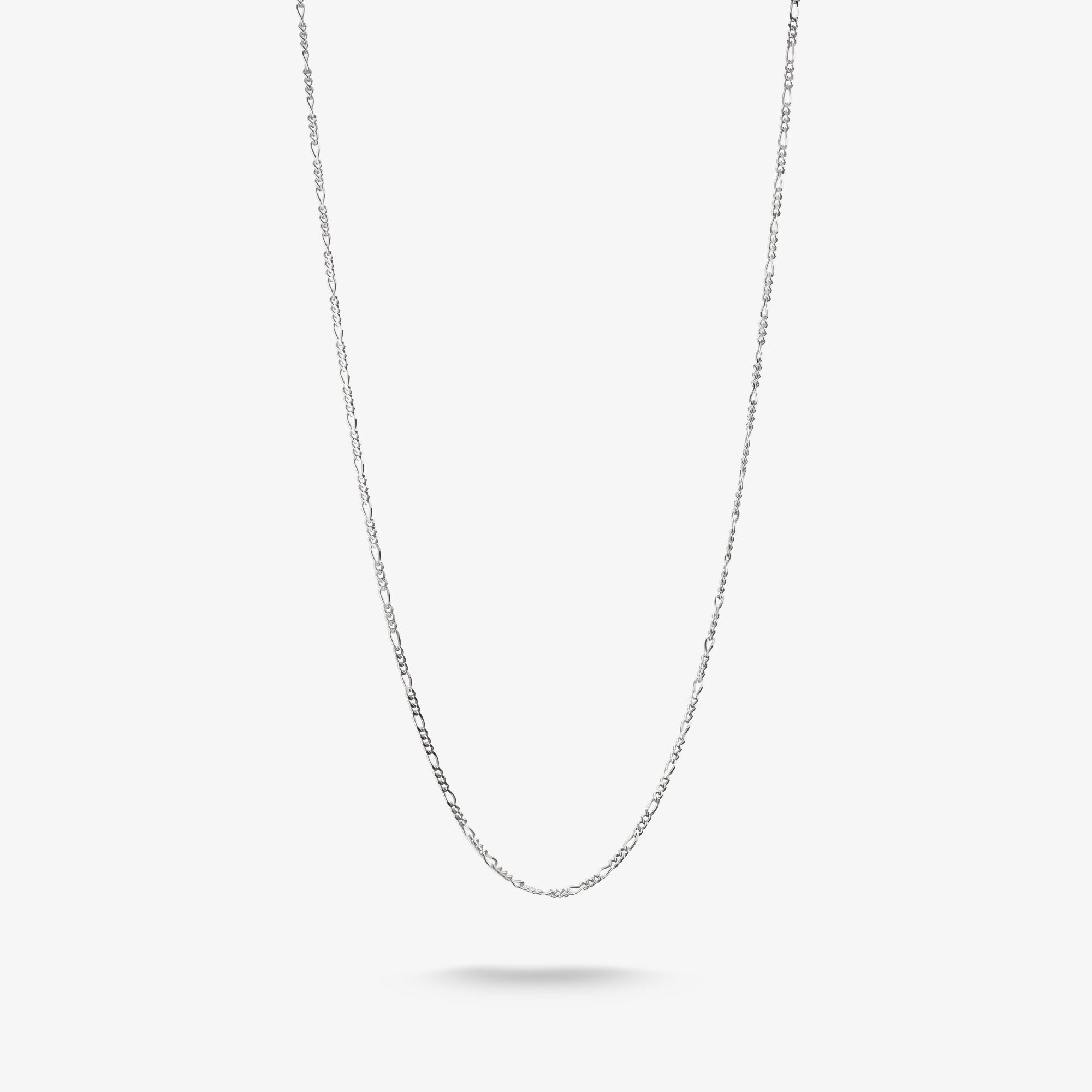THOMAS SABO Collier Charm design Figaro argent, Argent sterling, Taille: 45 cm, Unisex