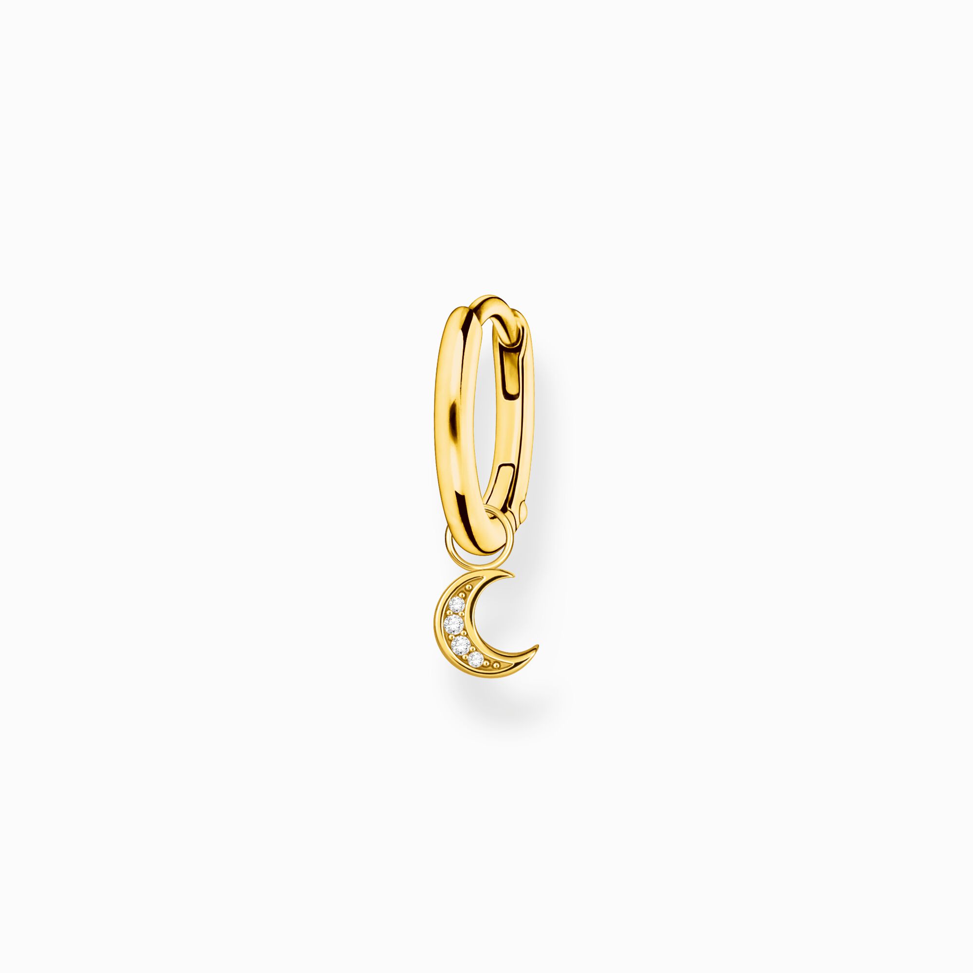 Aro con colgante de luna oro de la colección Charming Collection en la tienda online de THOMAS SABO