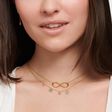 Necklace infinity gold from the Charming Collection collection in the THOMAS SABO online store