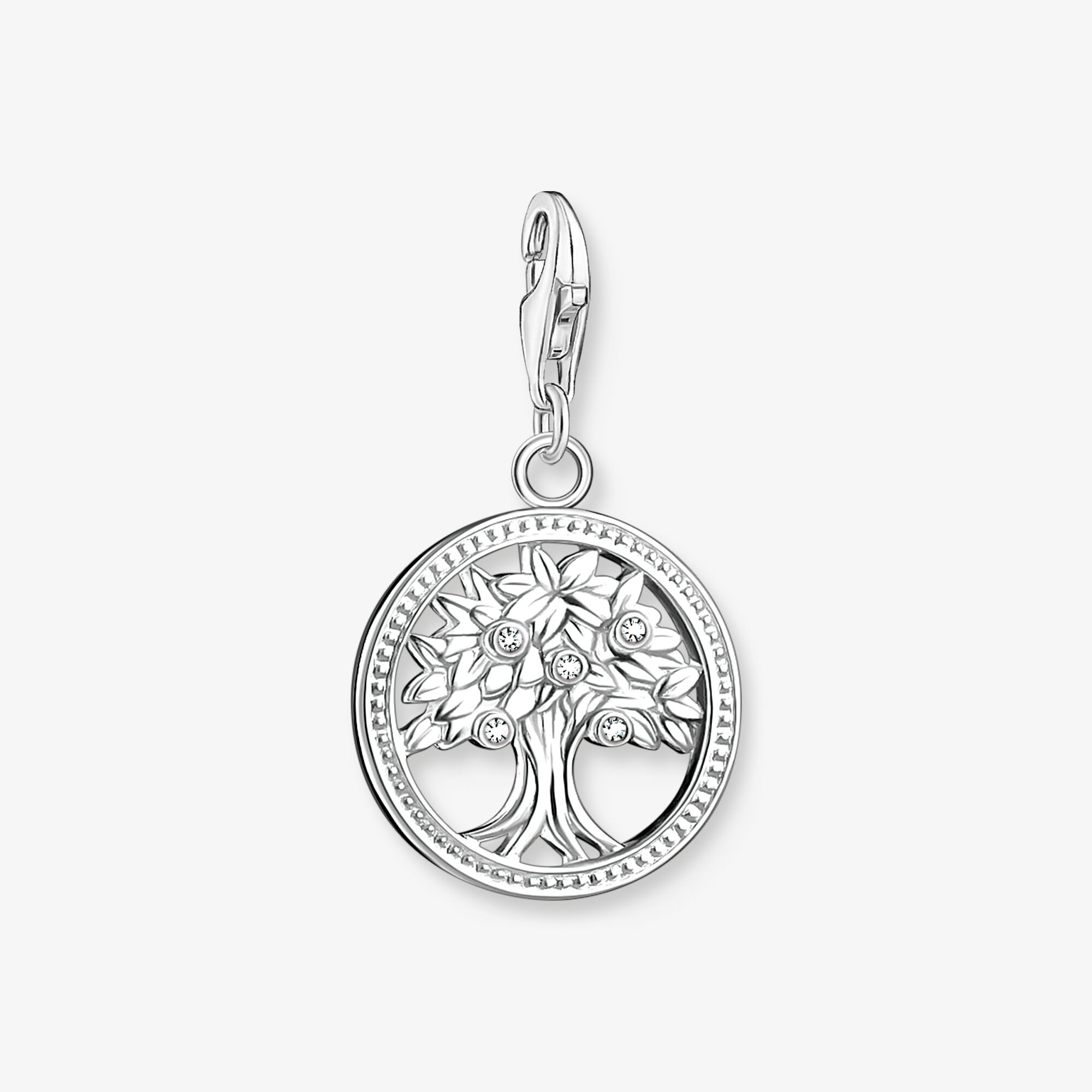 THOMAS SABO Pendentif Charm arbre de vie, Argent sterling, Taille: one size, femme