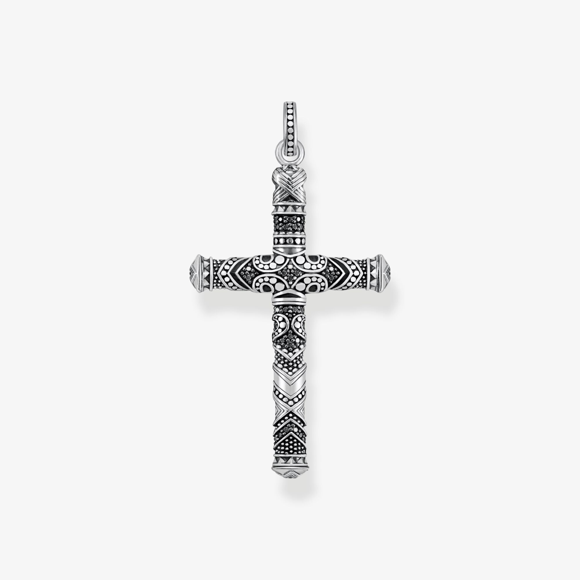 THOMAS SABO Pendentif croix maori petite, Argent sterling, Taille: one size, Unisex