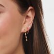 Boucle d&#39;oreille unique blanche pierres or de la collection Charming Collection dans la boutique en ligne de THOMAS SABO