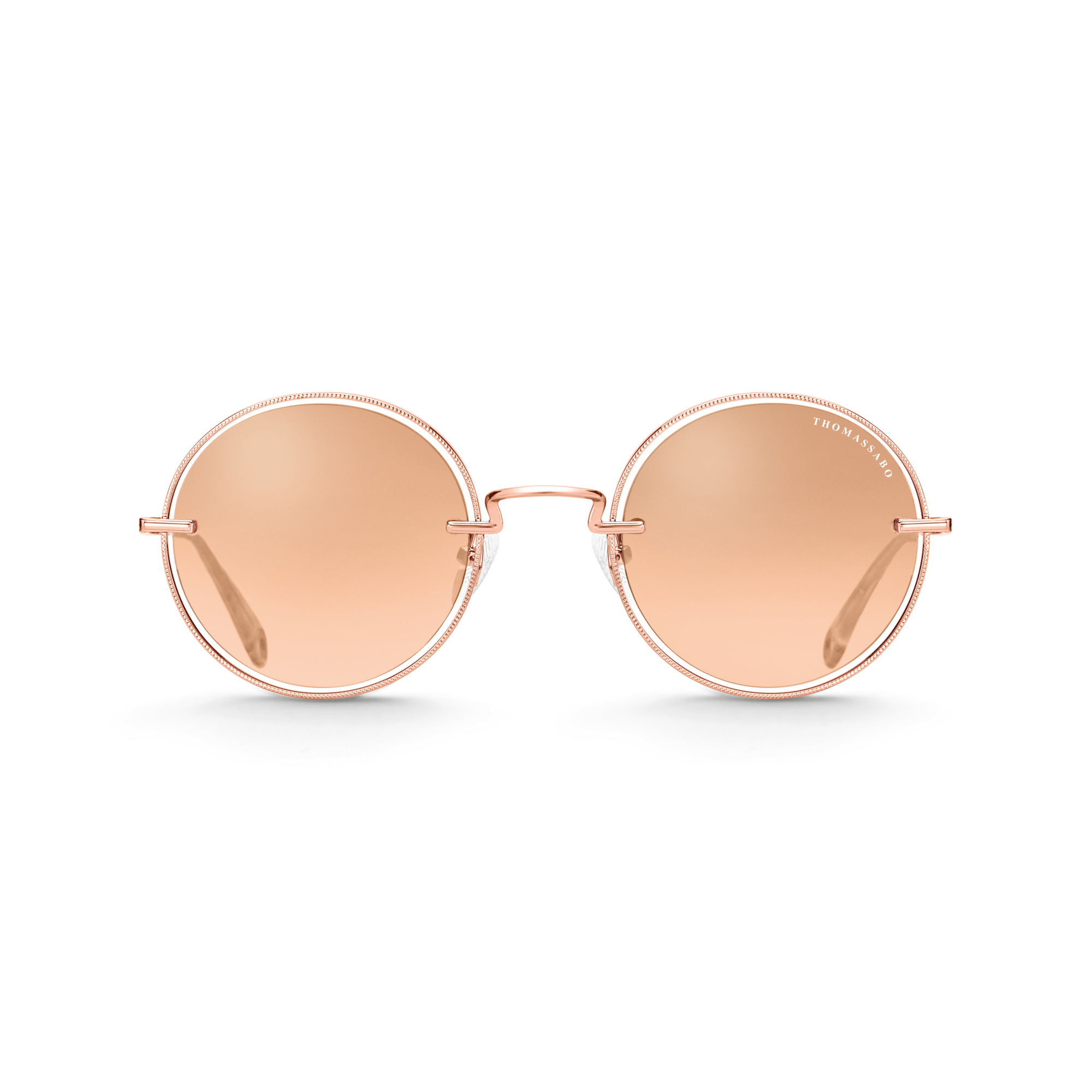 Thomas Sabo Sonnenbrille Romy Rund Verspiegelt roségoldfarben E0012-236-244-A