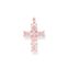 Pendant cross pink stones with star from the  collection in the THOMAS SABO online store
