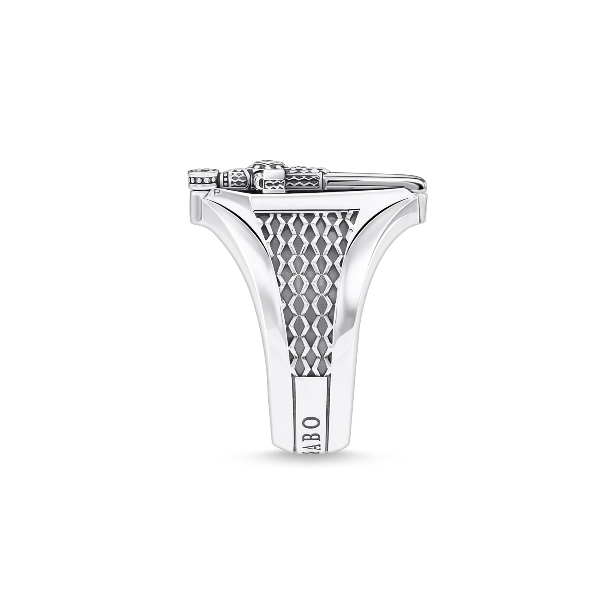 Signet Ring In Silver With Sword Thomas Sabo