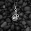 Smyckesset halsband med jordglob silver sv&auml;rtat ur kollektionen  i THOMAS SABO:s onlineshop