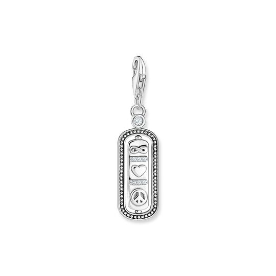 Charm pendant love &amp; peace from the Charm Club collection in the THOMAS SABO online store