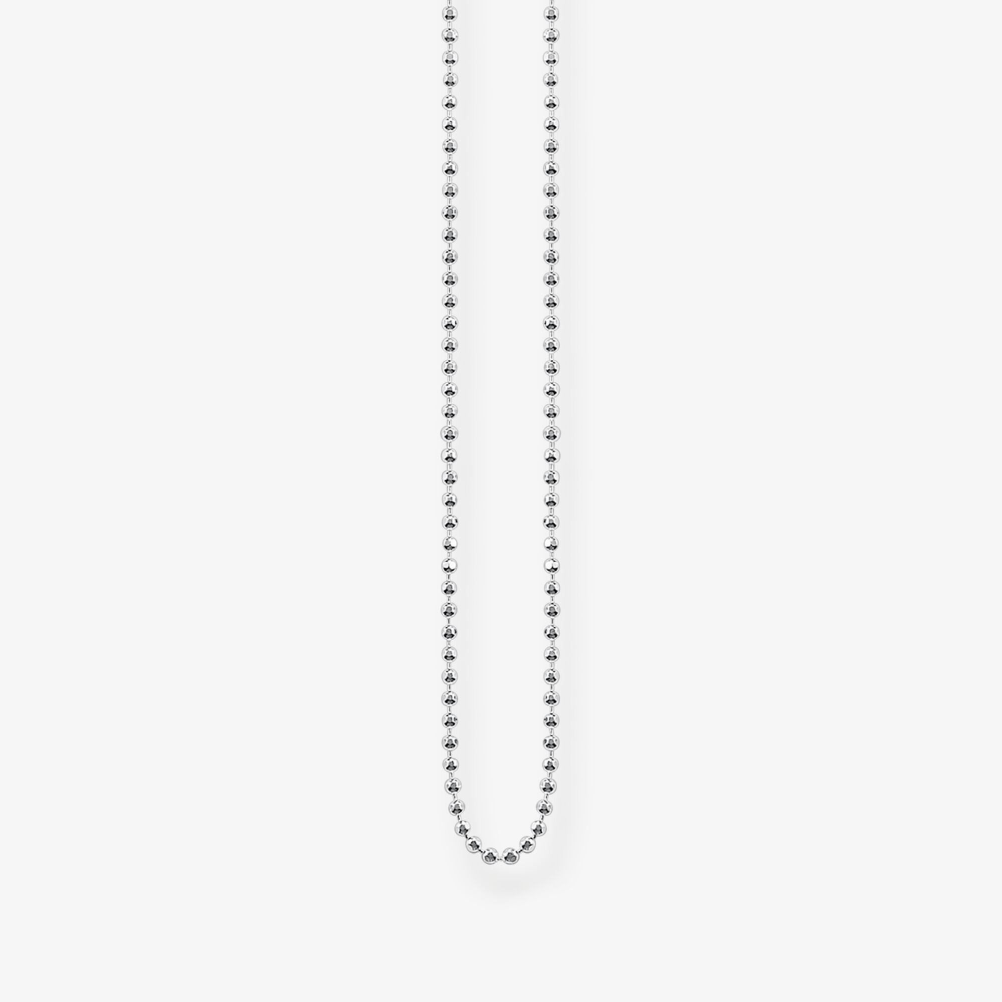 THOMAS SABO Collier boule en argent épaisseur 1,20 mm (0,05 Inch), Argent sterling, Taille: 45 cm, Unisex