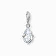 charm pendant white stone droplet from the Charm Club collection in the THOMAS SABO online store