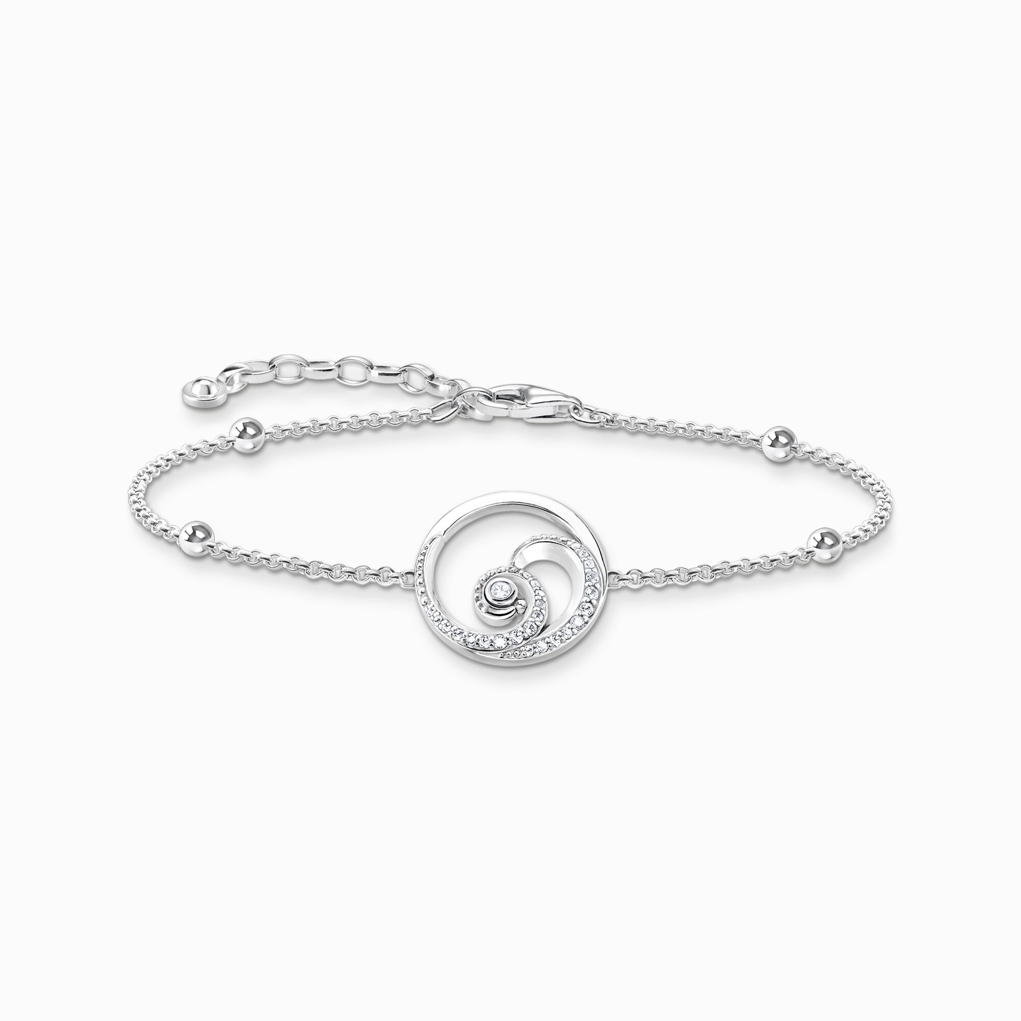 Bracelet wave with stones from the  collection in the THOMAS SABO online store