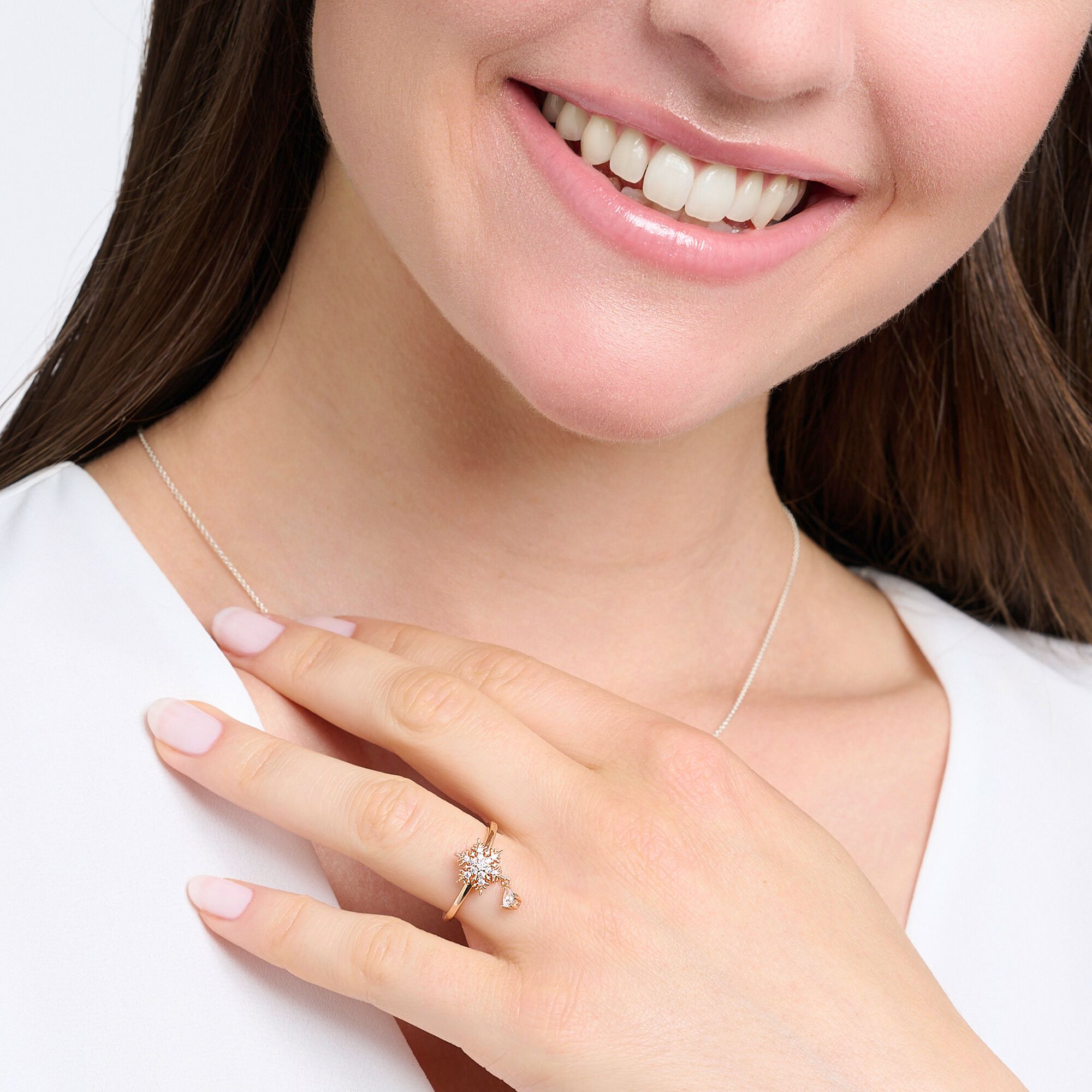 Anillo de nieve con piedras | THOMAS SABO