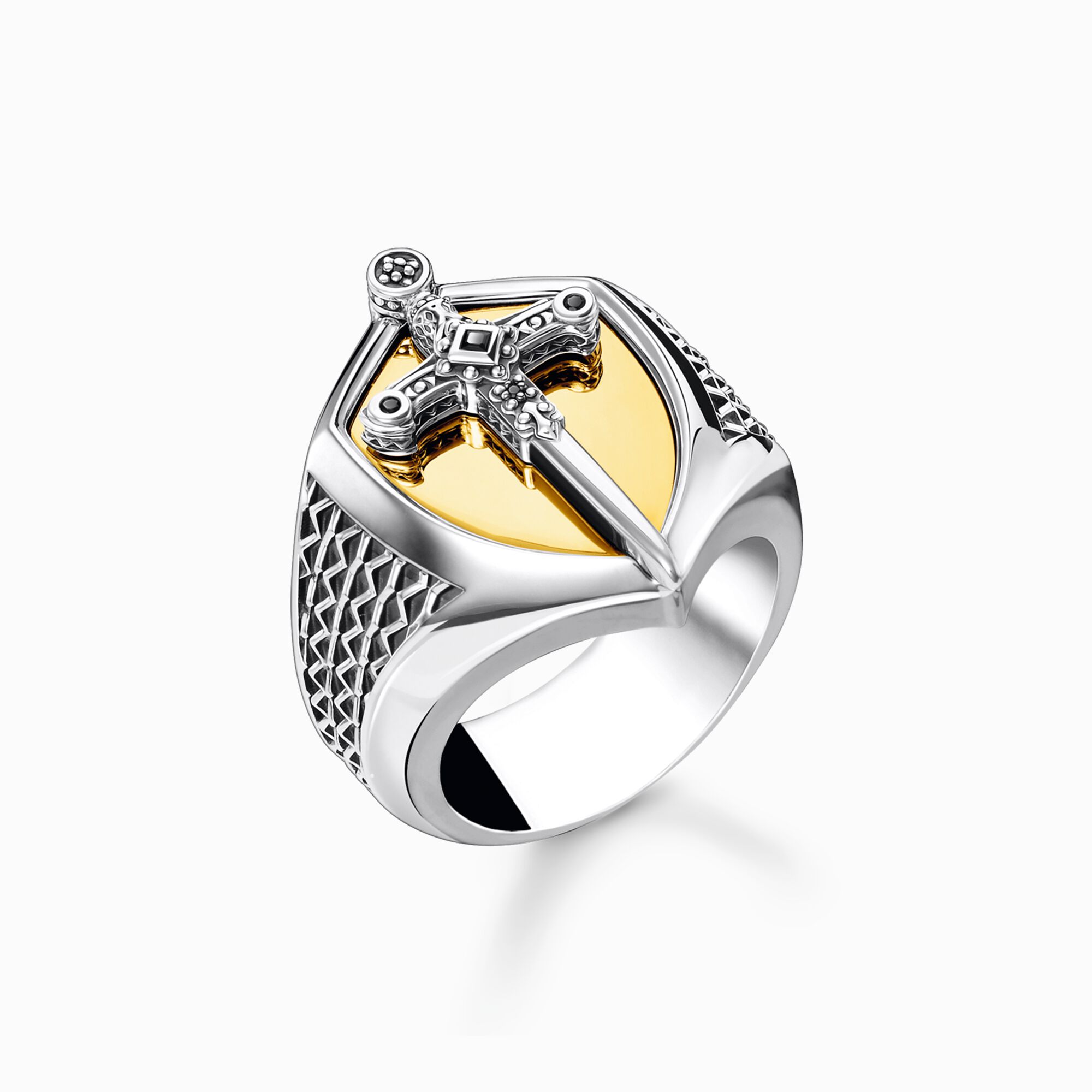 Ring Schwert gold aus der  Kollektion im Online Shop von THOMAS SABO